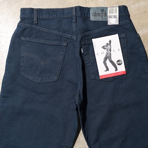Deadstock 33×30 USA 93年 Levi’s Silvertab Loose 後染めブルー リーバイス シルバータブ デニムパンツ