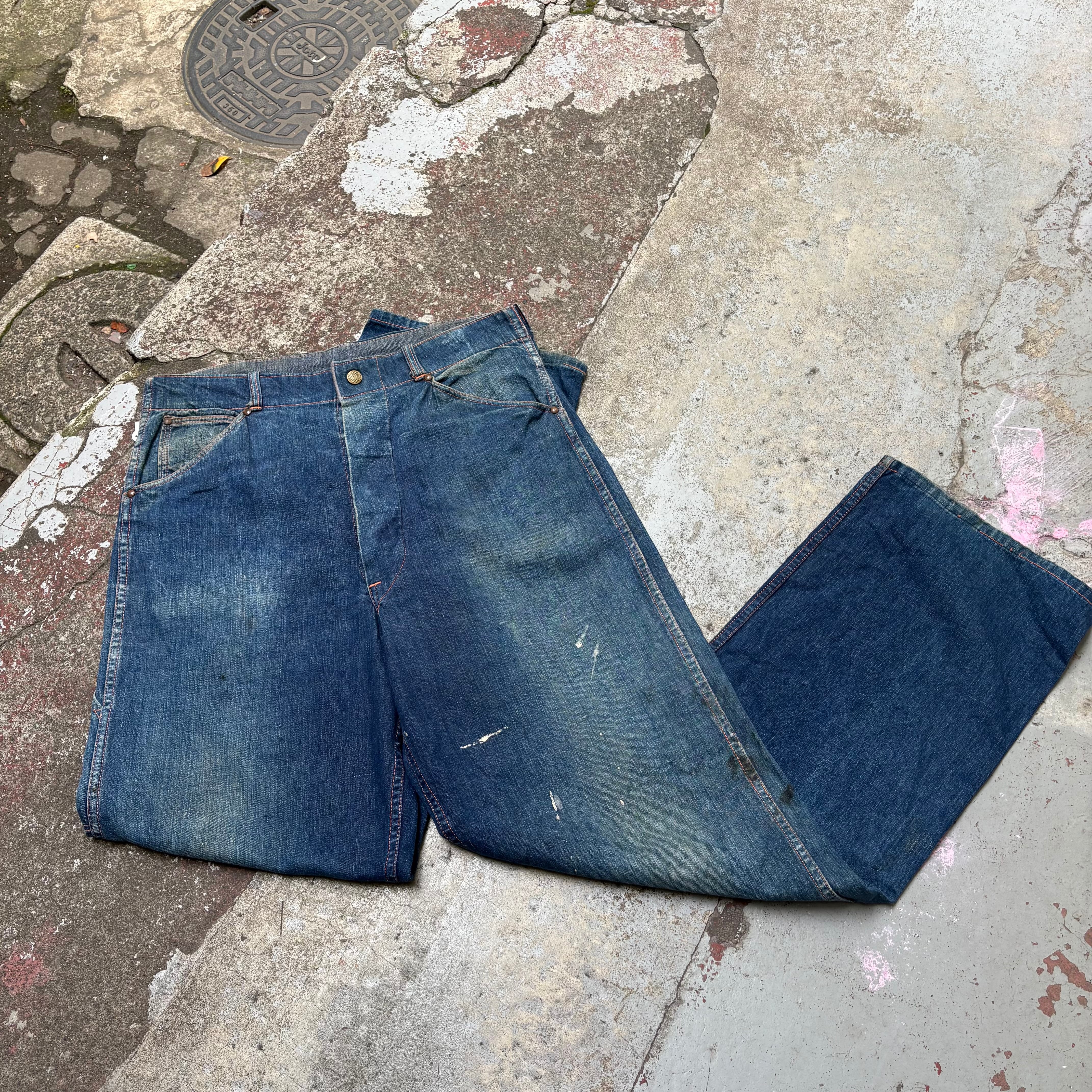 ドーナツボタン】40's N&W Denim Painter Pants | 下北沢SPiKe＆SPiCe