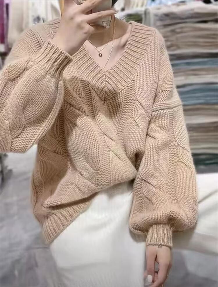 Vネックニット　AJ1079-6016