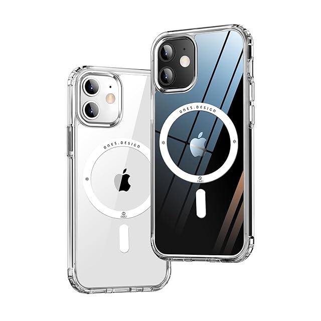 ONES HD超透明 iPhone12mini 超強磁性MagSafe対応 ハードケース 米軍