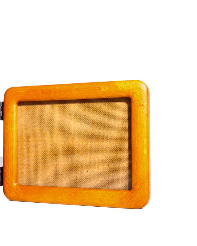 Oak wood 2panel photo frame, made in Taiwan