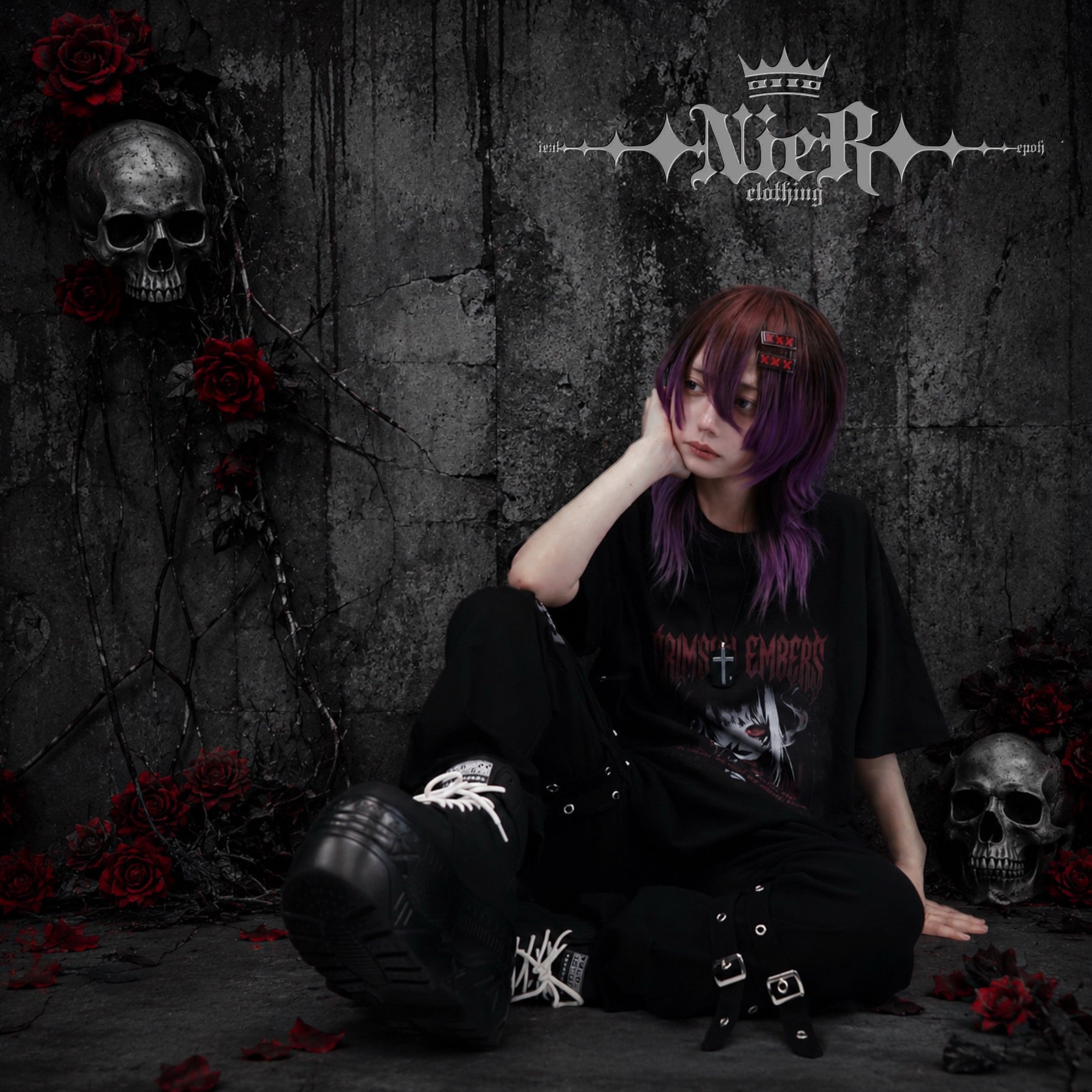 NieRの日前日シークレットばら撒きプレゼント》CRIMSON EMBERS BLACK