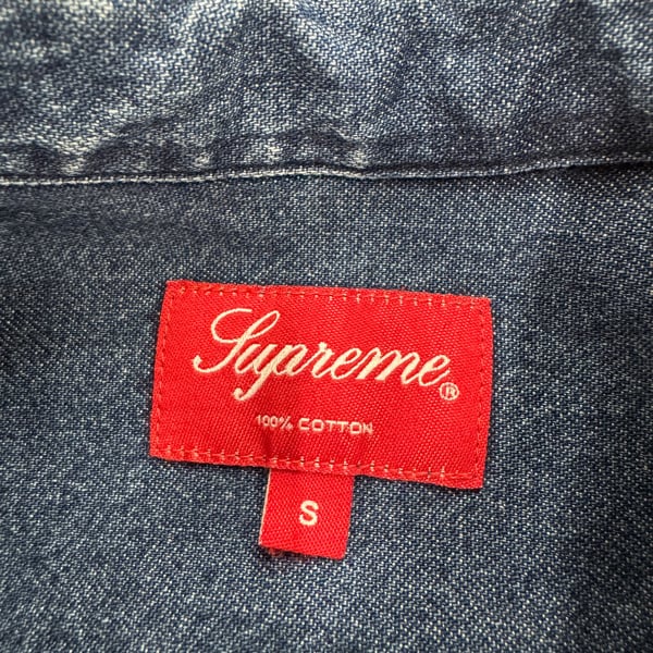Supreme/シュプリーム Denim Shirt/デニム ボタンダウン 長袖シャツ/S