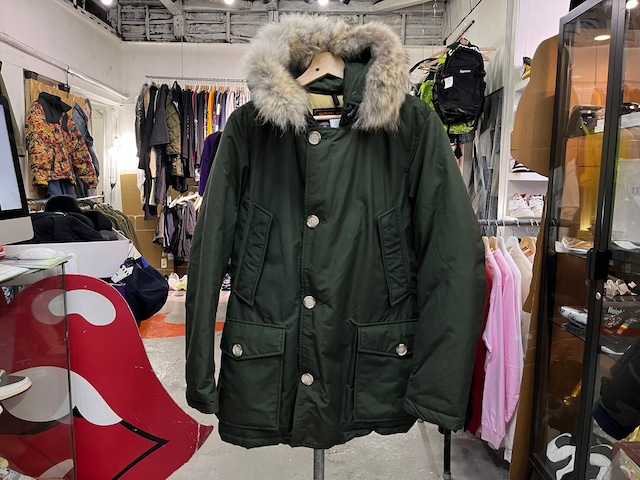 WOOL RICH ARCTIC PARKA GREEN XS 87624