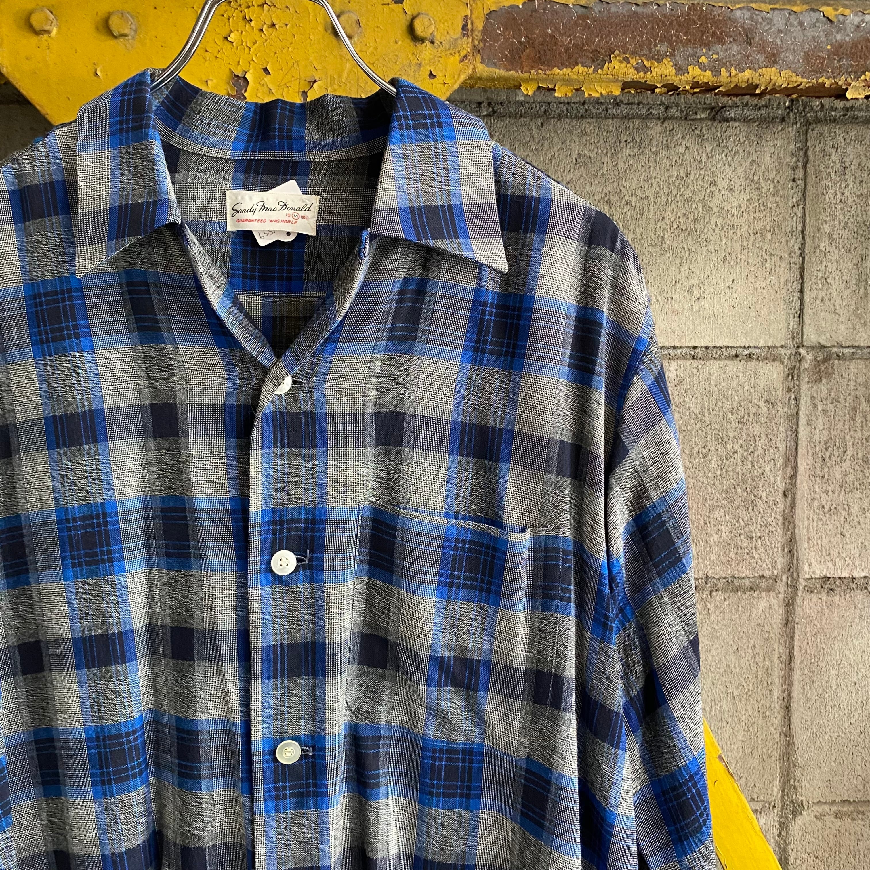 三角ﾀｸﾞXL!!】80's FIVE BROTHER Flannel Shirt | 下北沢SPiKe＆SPiCe