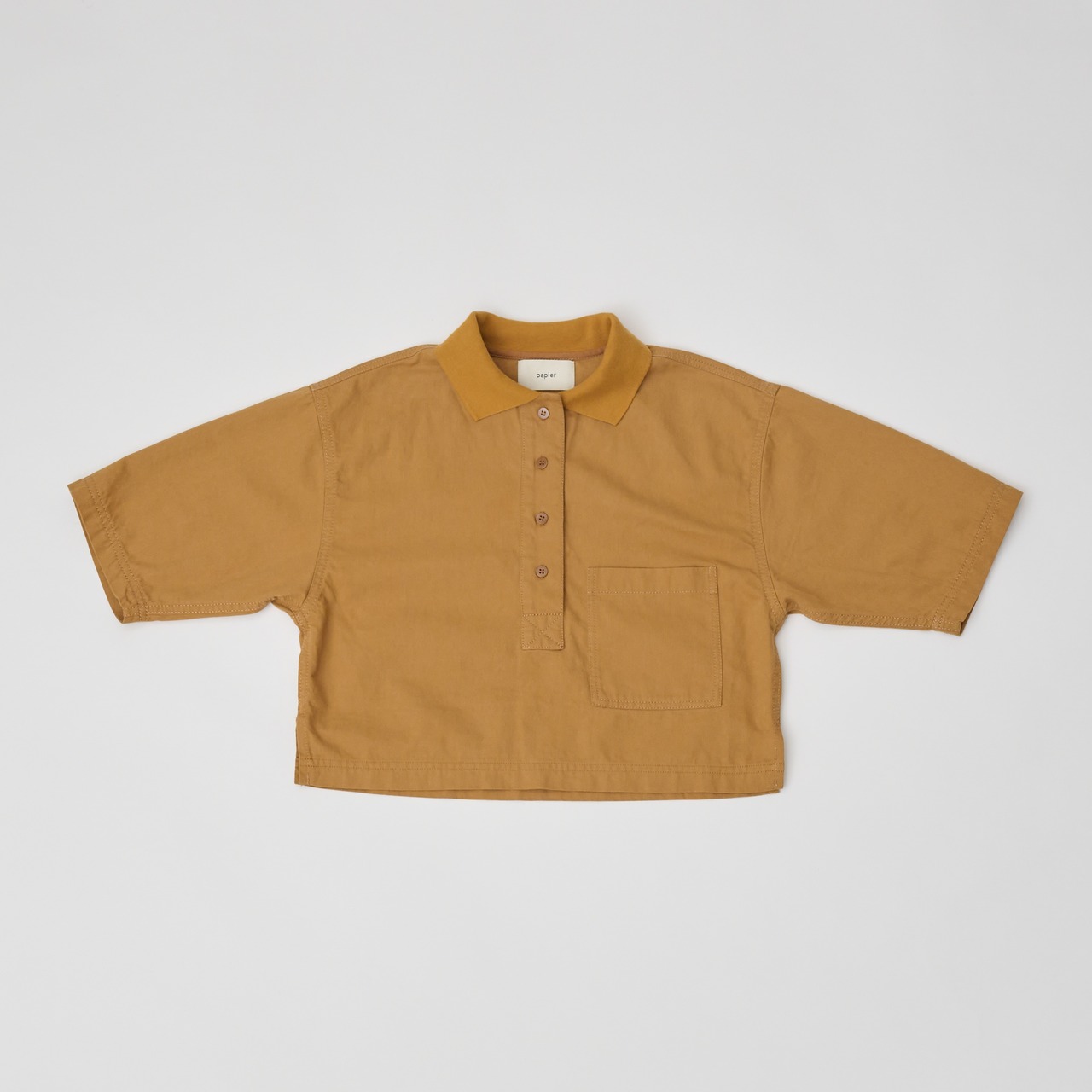 Polo tee/brown