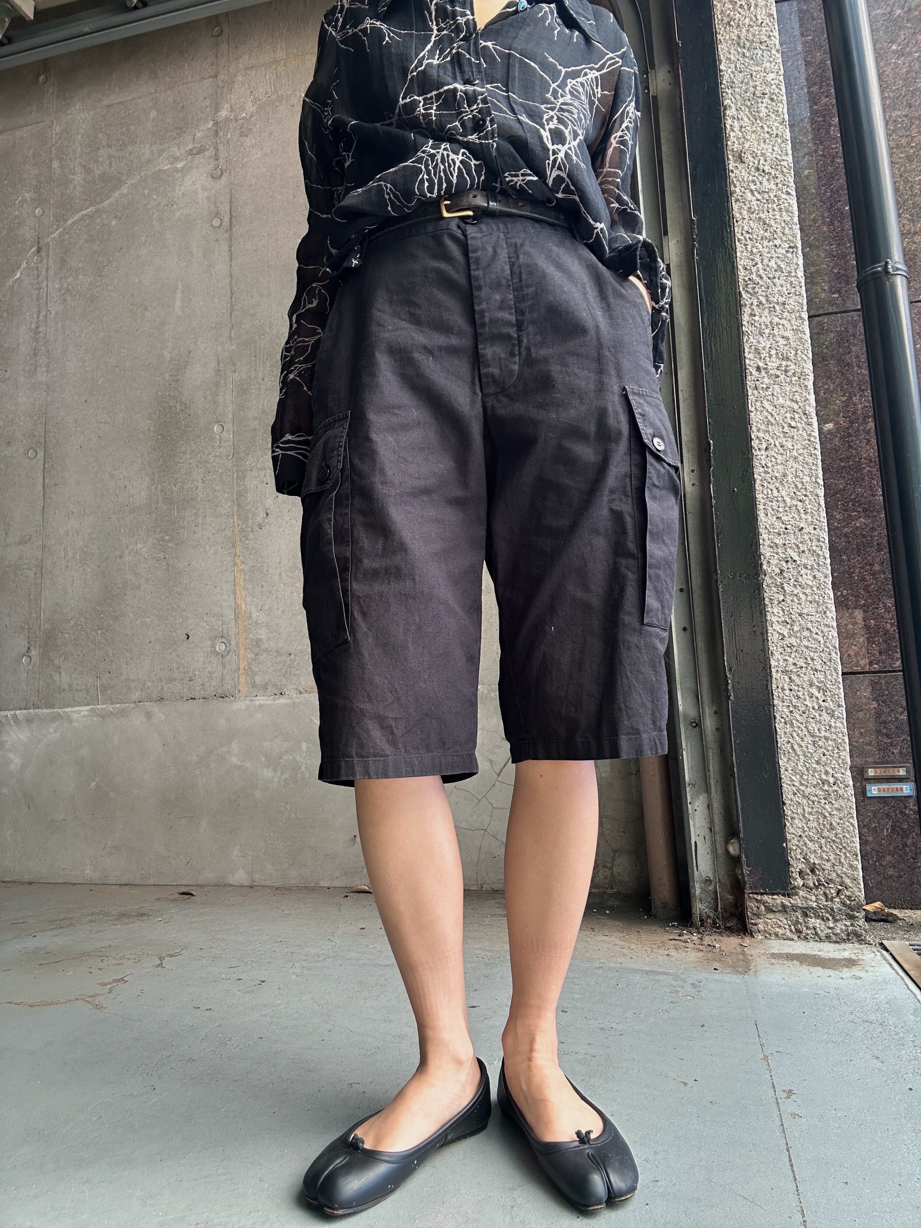 (PT778)90‘s OLD agnes b. cargo shorts made in France