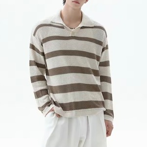 border polo knit
