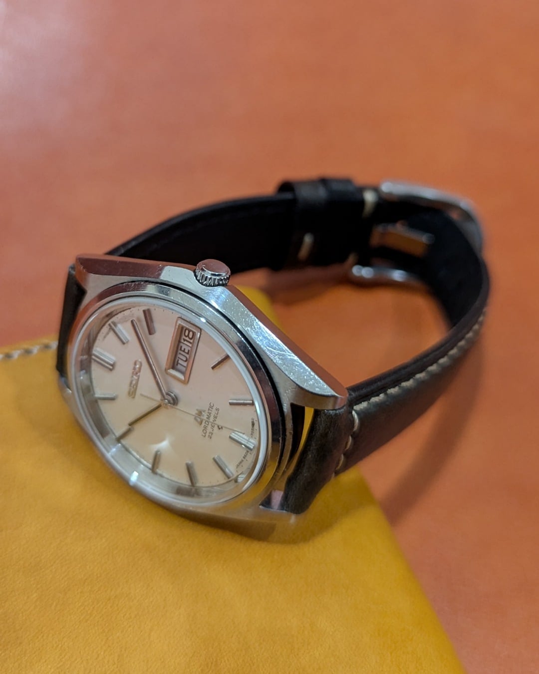 SEIKO LORD MATIC 23石 自動巻き メンズ 5606-7070 LORD MATIC】【56系：5606-7070】【サファイアクリスタル】SEIKO