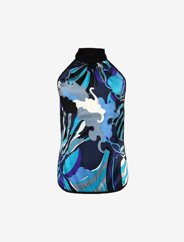エミリオプッチ トップス EMILIO PUCCI ホルターネック カットソー