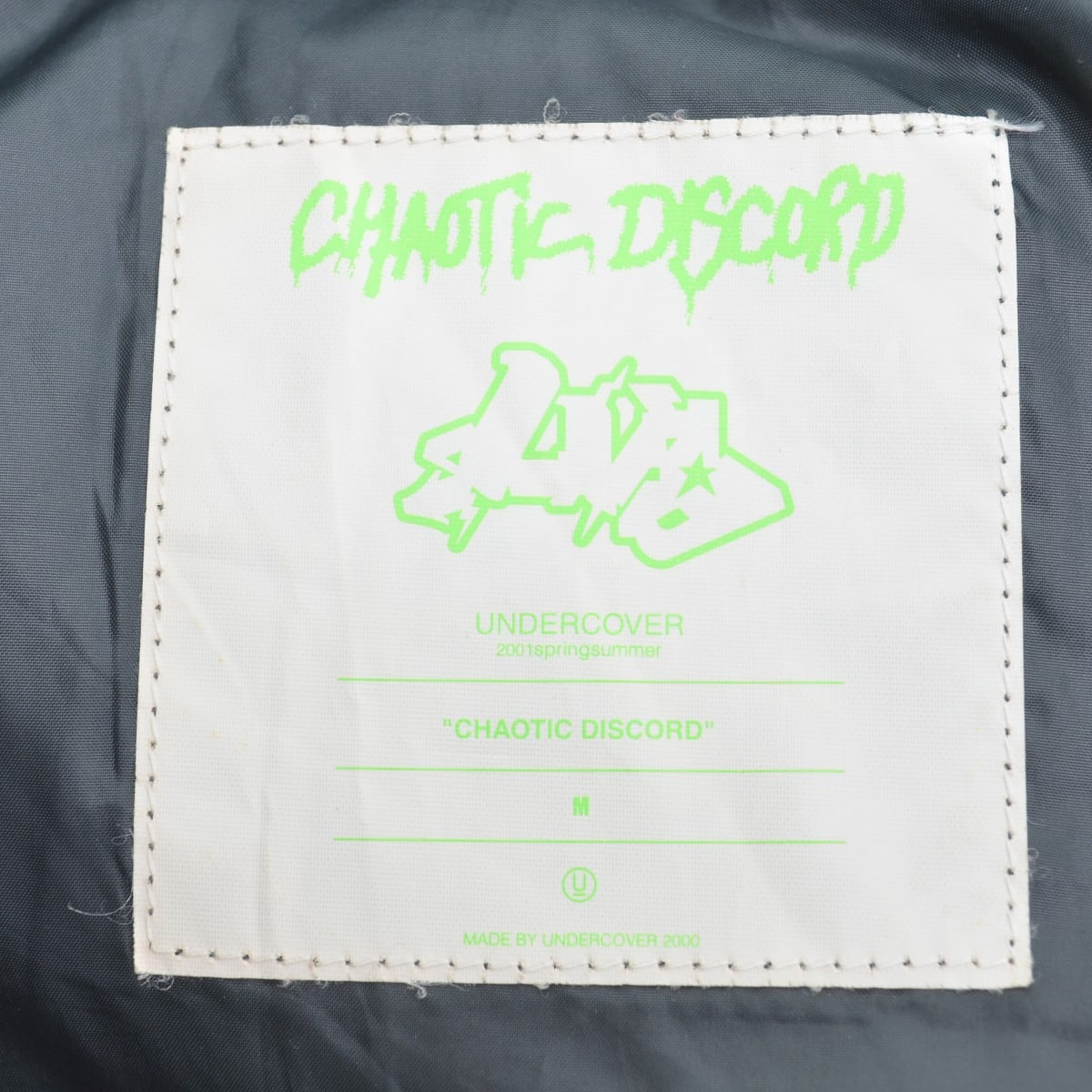 UNDERCOVER / アンダーカバー 00s 01SS CHAOTIC DISCORD期 サンダー