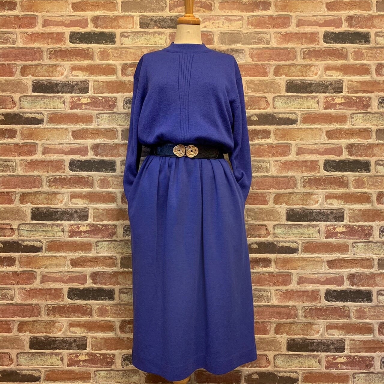 Purple Knit One-piece