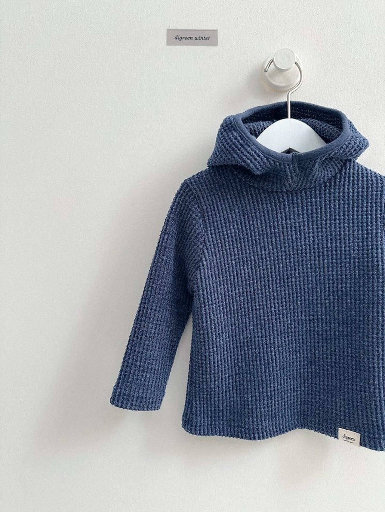 〖取寄〗韓国子供服 / 26winter / Digreen / ワッフルフーディー / キッズ / 冬服 *S~2XL*