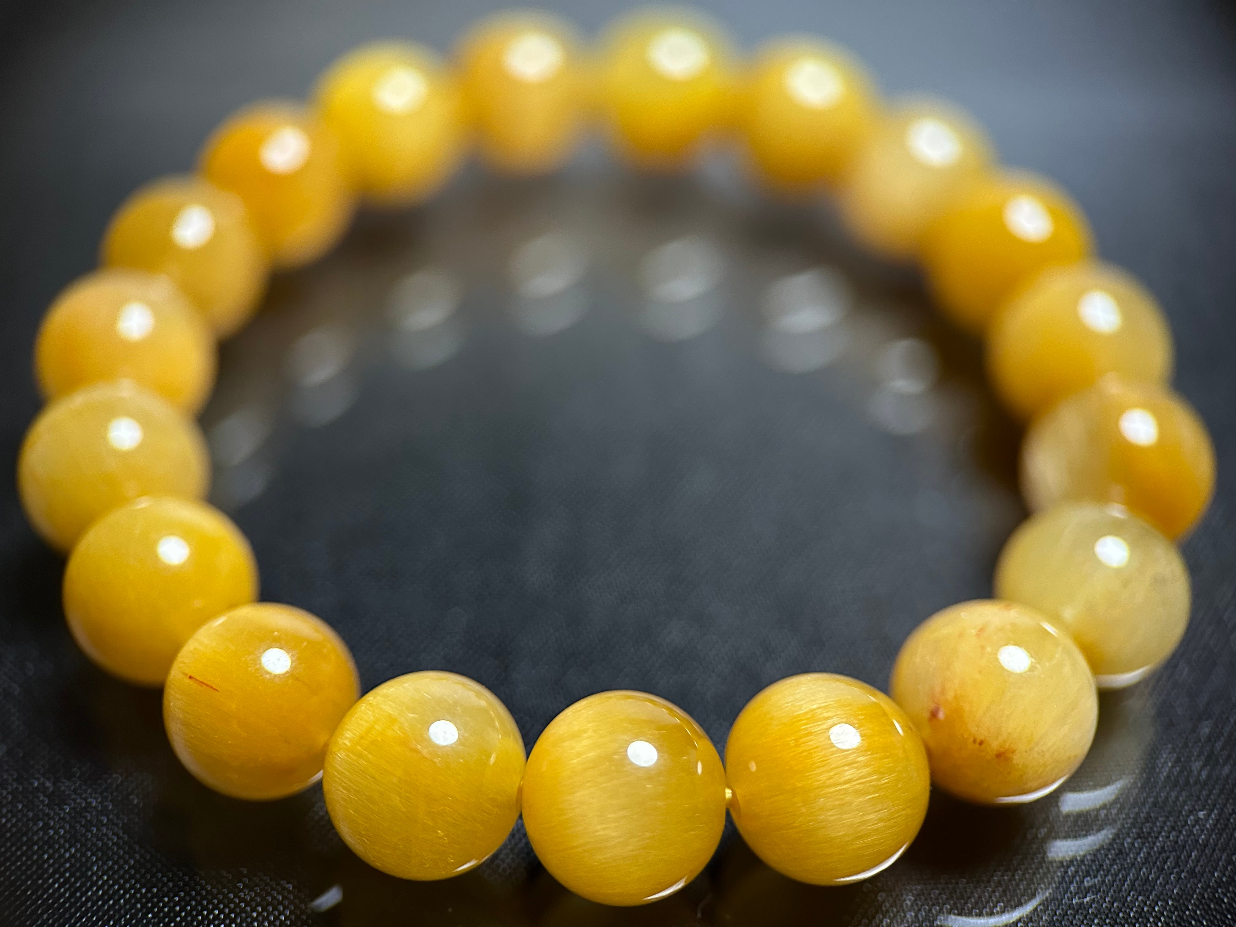 イエローサゲニティック ブレスレット イエローサゲニティッククォーツブレスレット | 霤 AMADARE