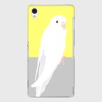 Xperia Z3 セキセイインコ アルビノ ケース