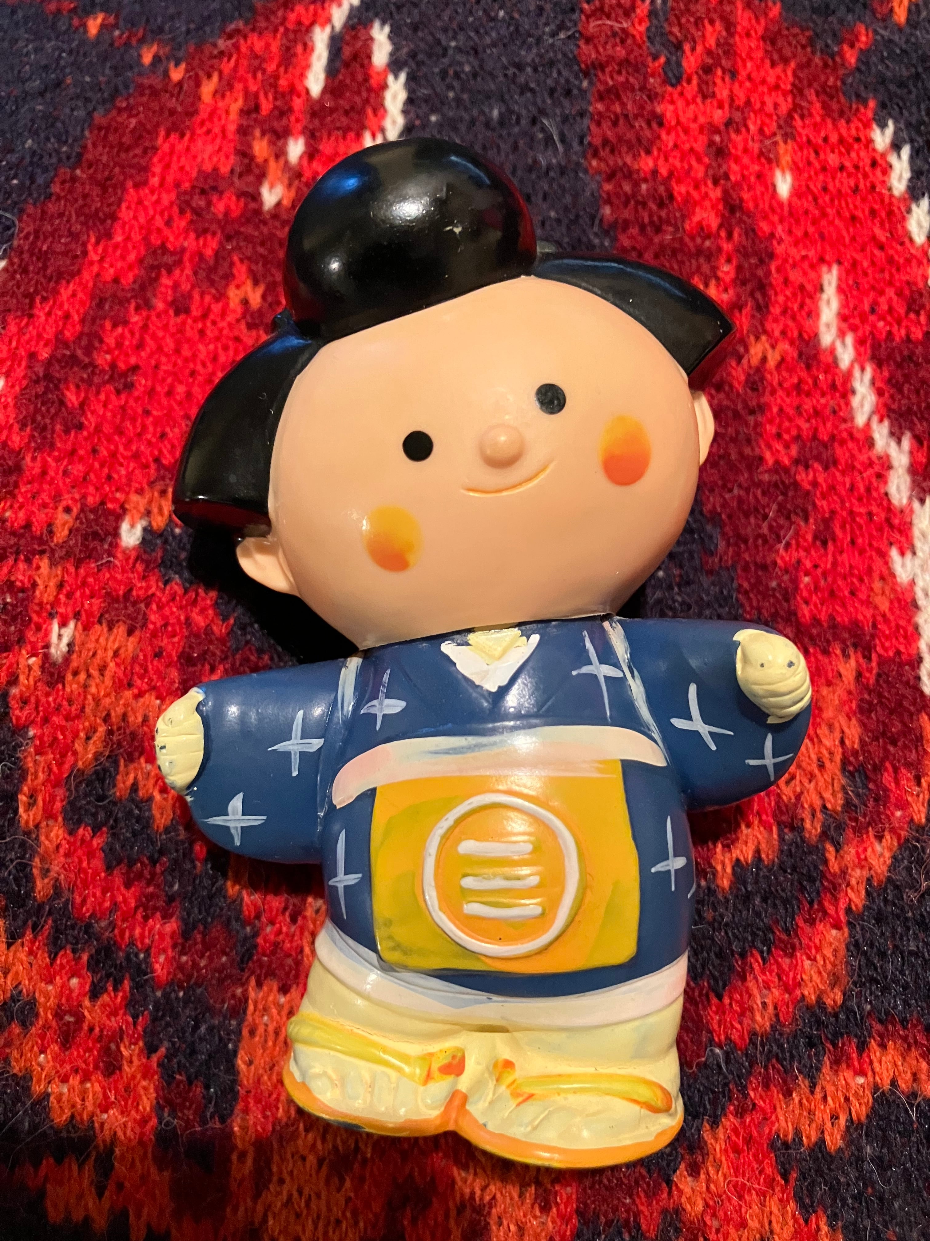 昭和57年頃 日本旅行 チョードン人形 販促品 ノベルティ 手塗り貯金箱 昭和57年頃 日本旅行 チョードン人形 販促品 ノベルティ 手塗り貯金箱