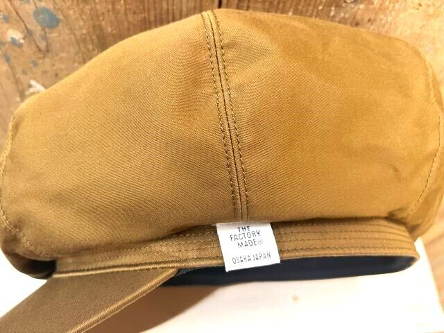 The Factory Made Moleskin Big Cas/News Boy (ファクトリーメイド