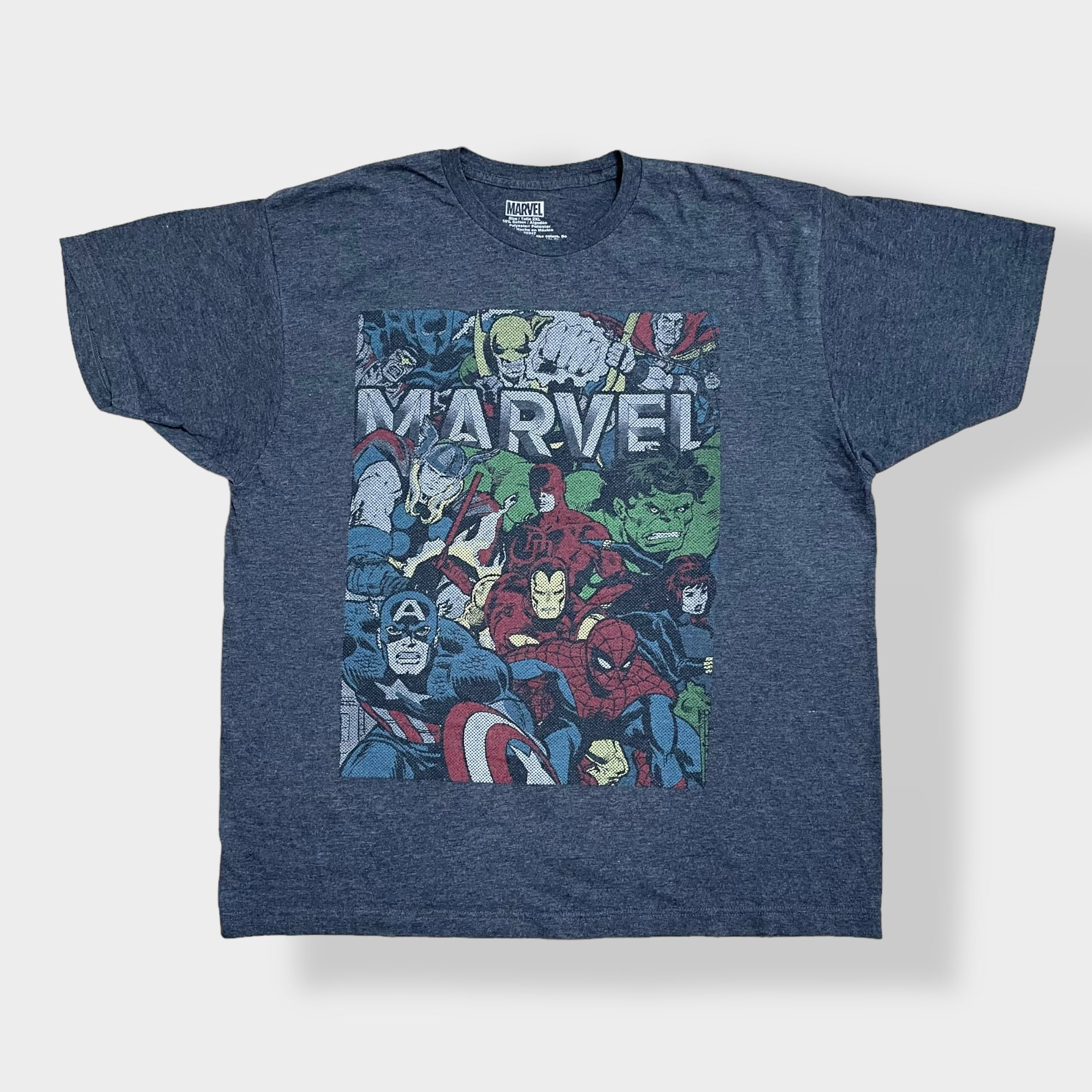 スパイダーマン　XL　マーベル　Tシャツ　半袖　ビック　プリント　トップス