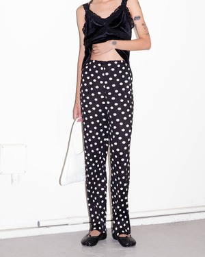 1990s PLEATS PLEASE ISSEY MIYAKE - polka dot trousers
