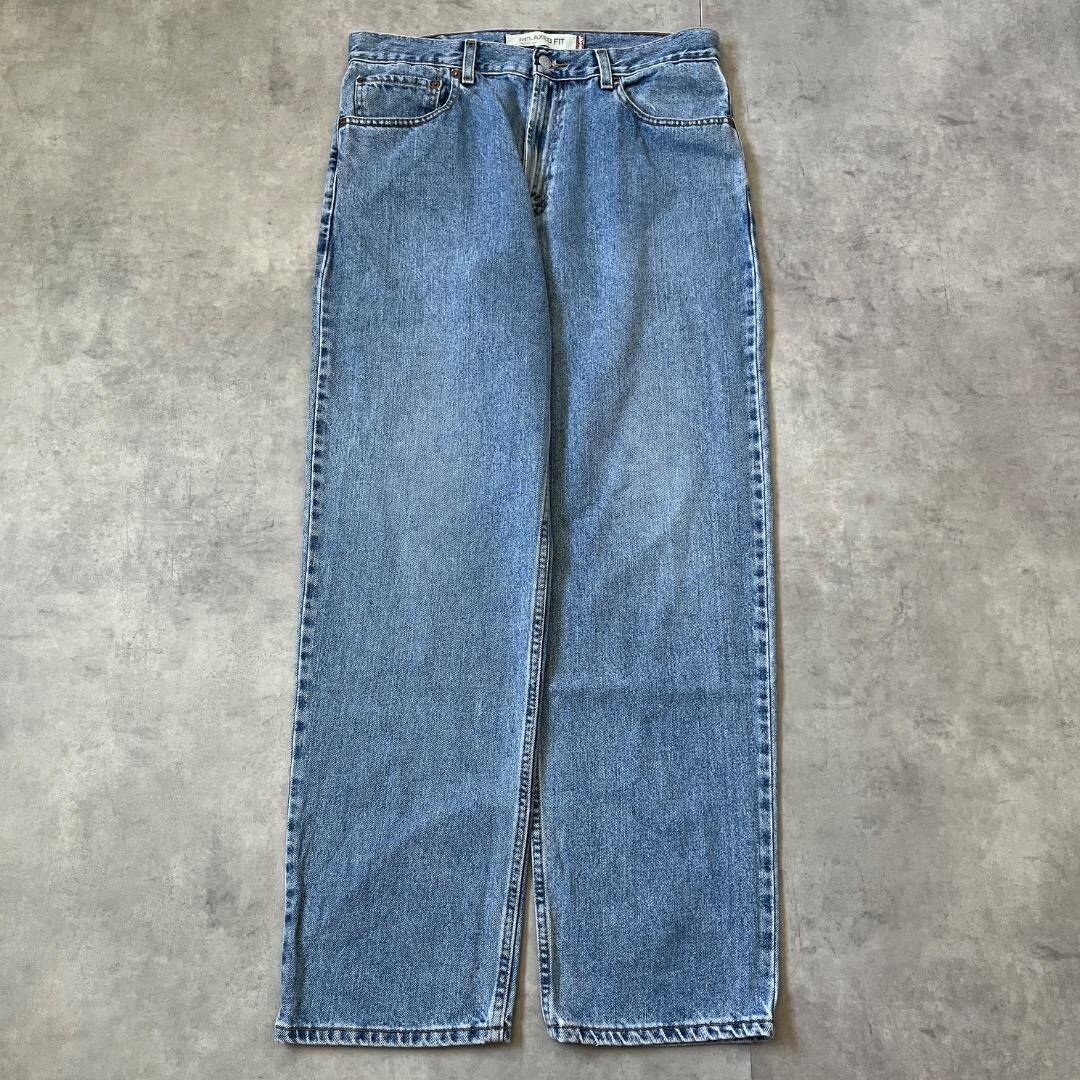 リーバイス550 Levis W34 ブルーデニム 青 00s 古着 17501