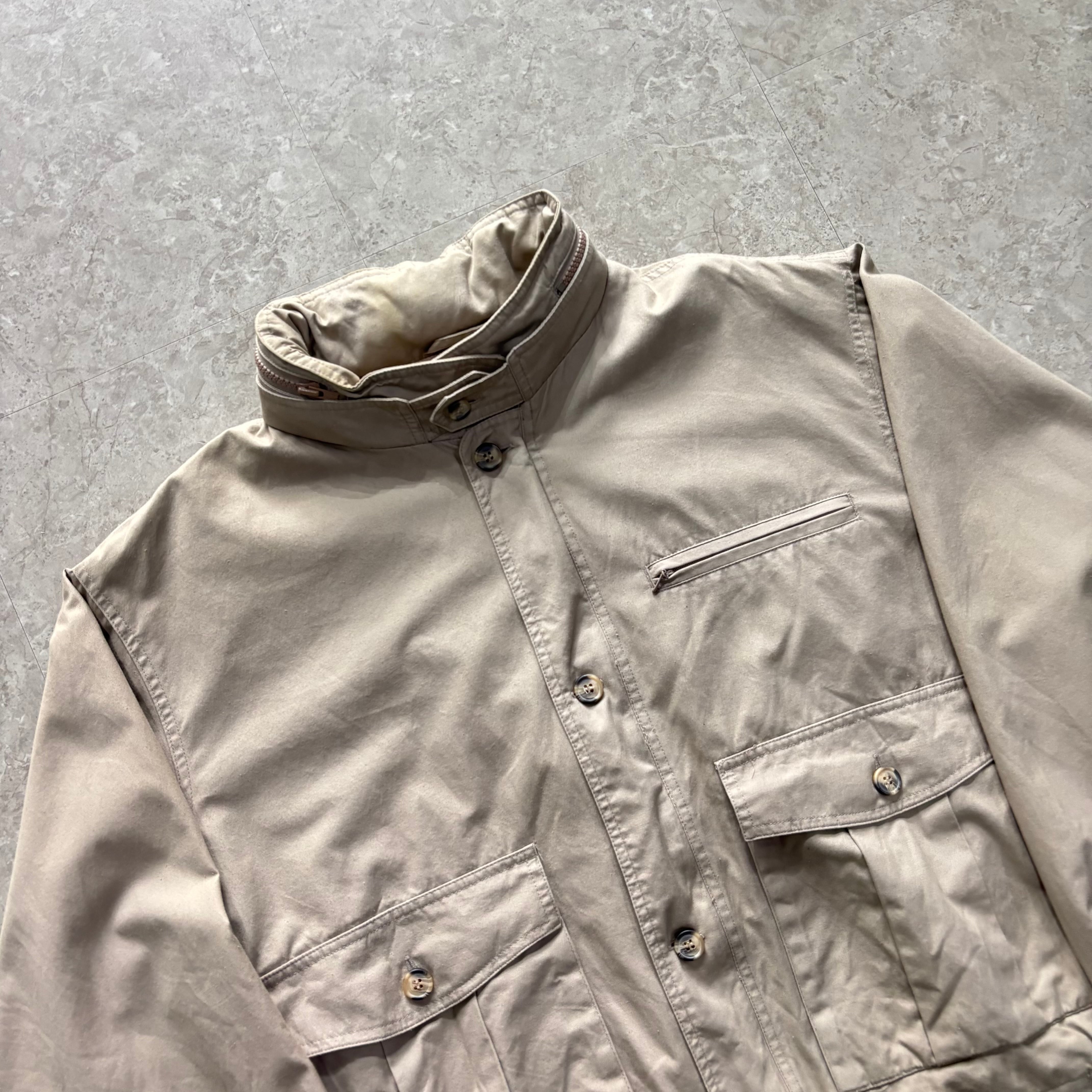 80s〜90s eddie bauer cotton Safari jacket【仙台店】 | What'z up