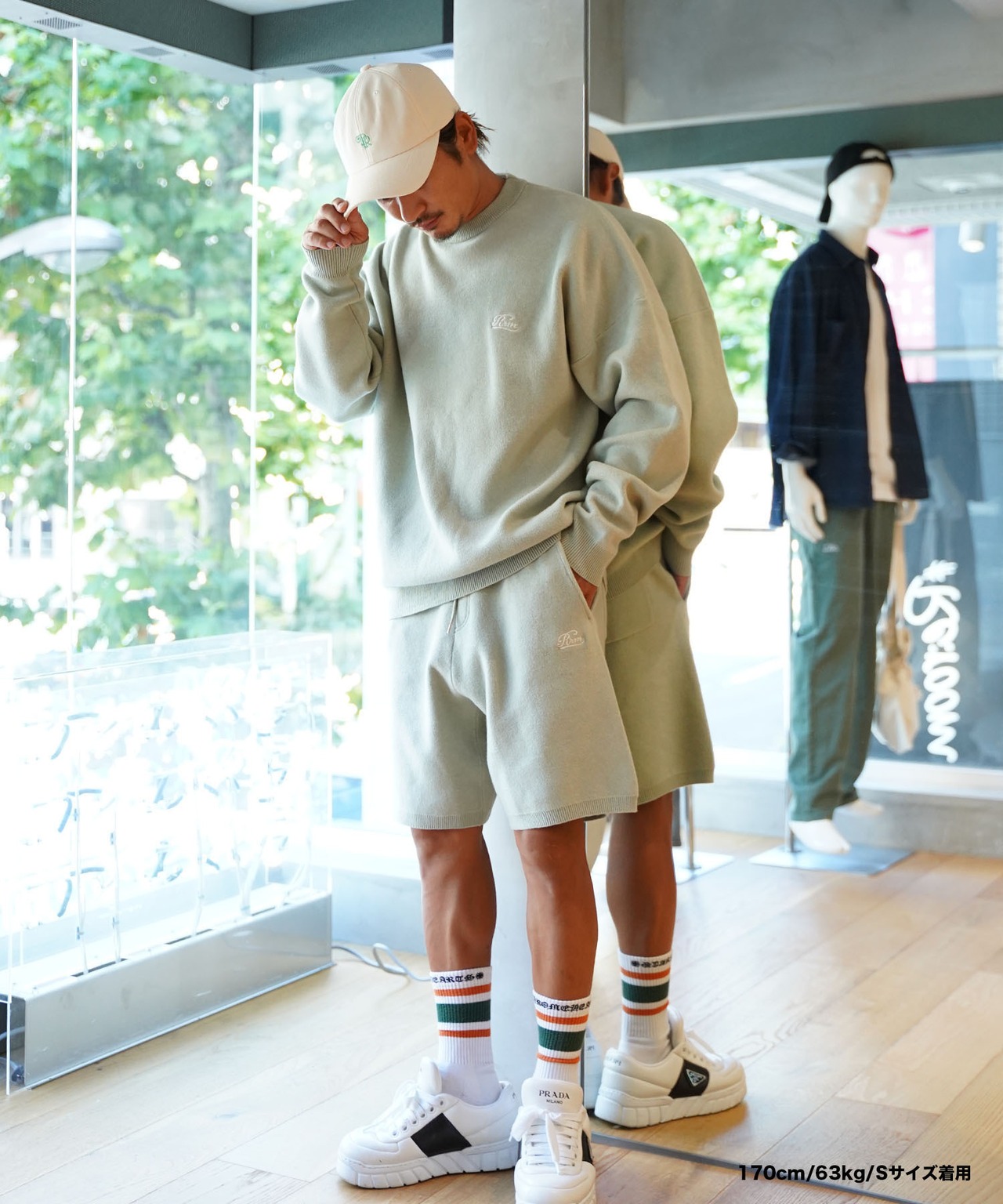 【#Re:room】SOFT SMOOTH WOOL KNIT SHORTS［REK126］