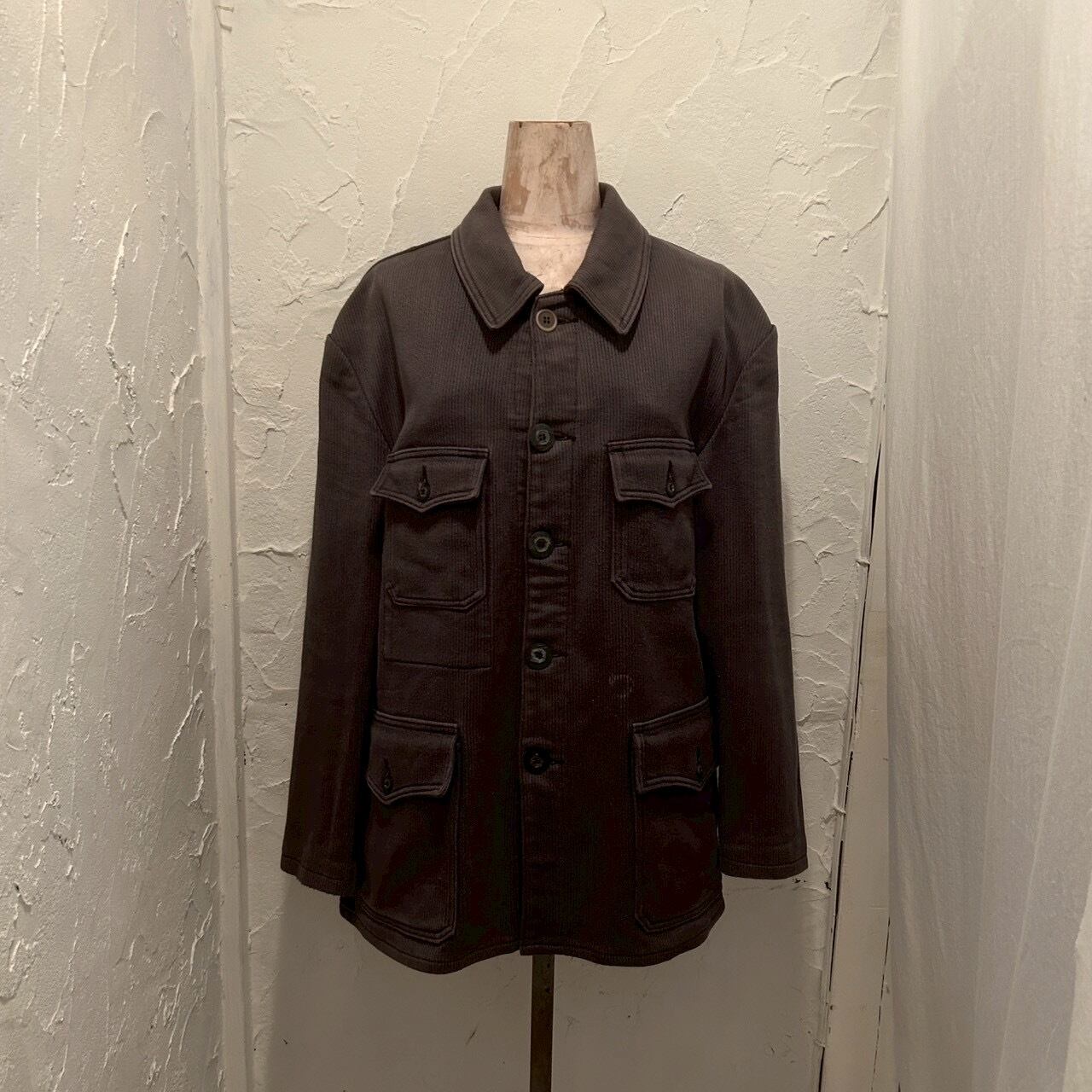 40s 〜50s Le Mont st Michel cotton canvas hunting jacket | TRICOT