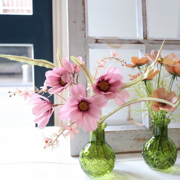【額縁あり】秋桜(コスモス)の陶器作品 鈴木 香『秋桜』SM号 日本画 額入り コスモス 秋 季節掛け 吉祥