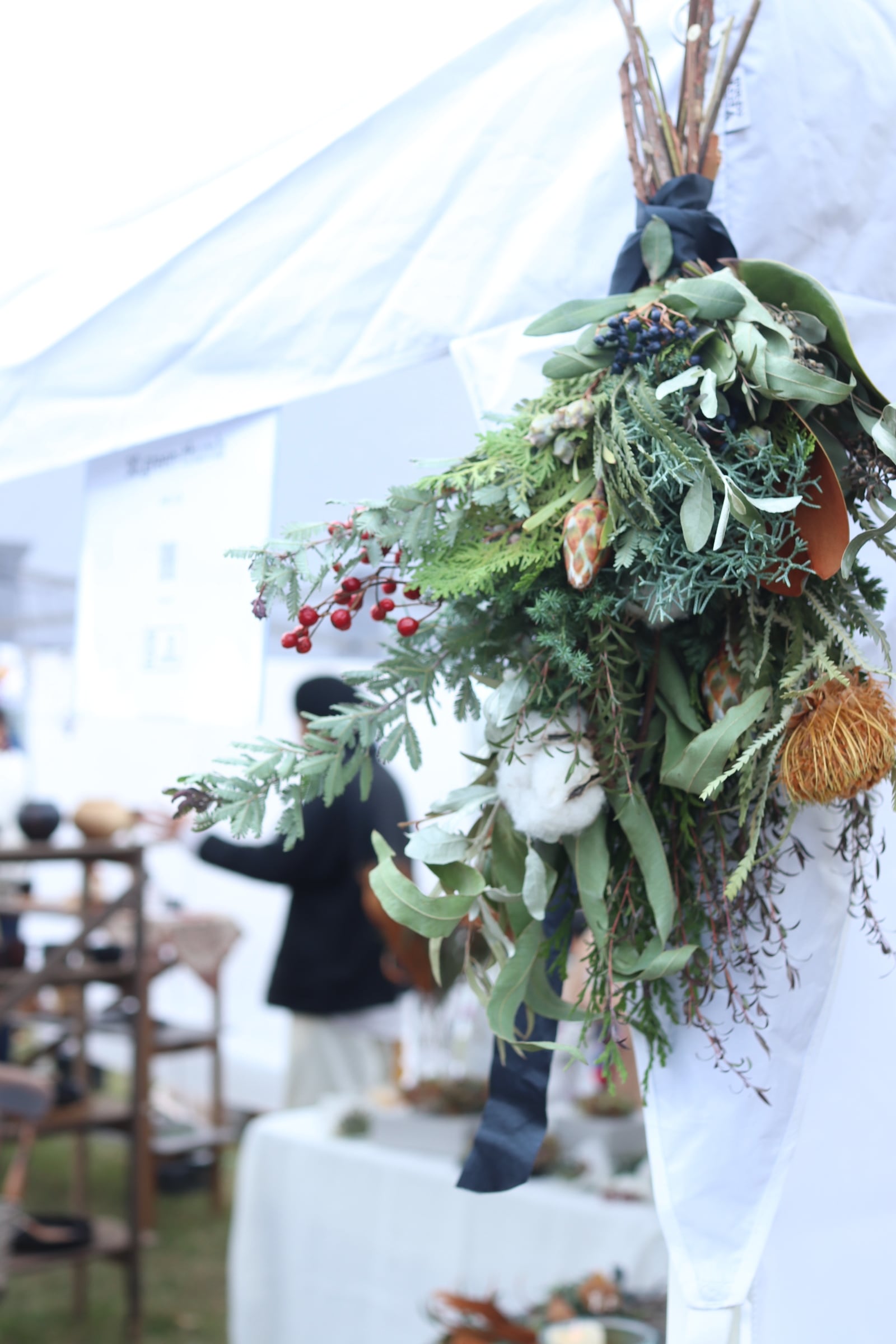 【おうちdeいちの市】Winter*Christmas Swag L