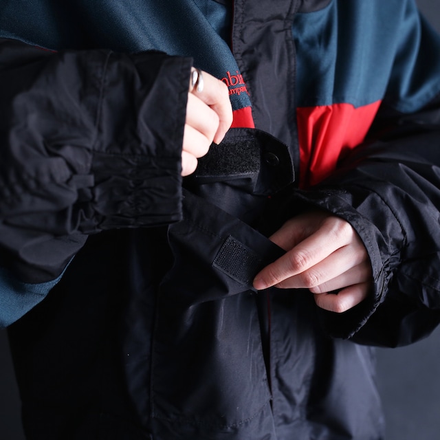 "Columbia" switching color mountain jacket with liner jacket