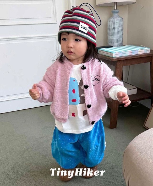 〚予約〛Tiny heart cardigan <kids>