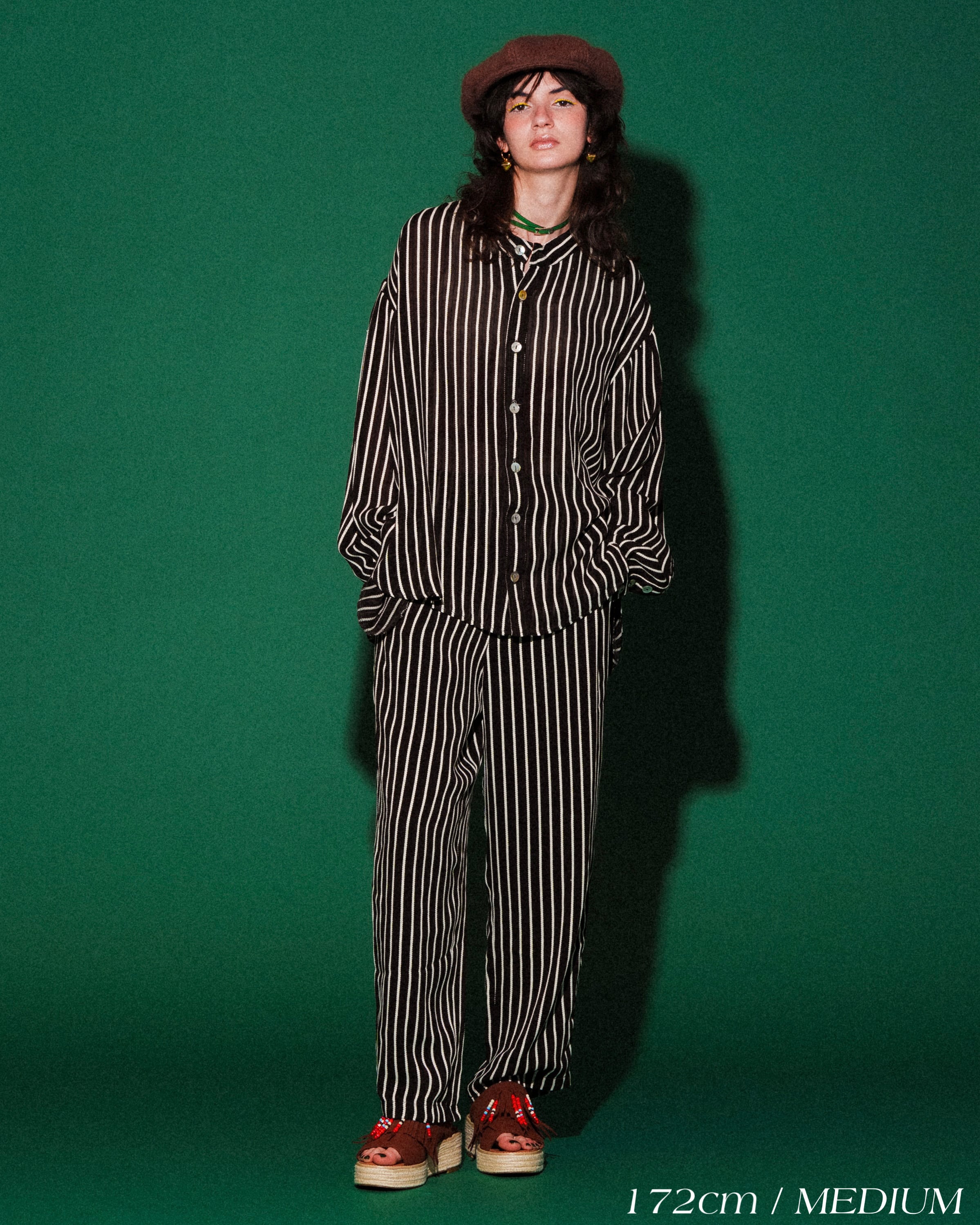 オリジナルギャザーパンツ | ウッドブラウン