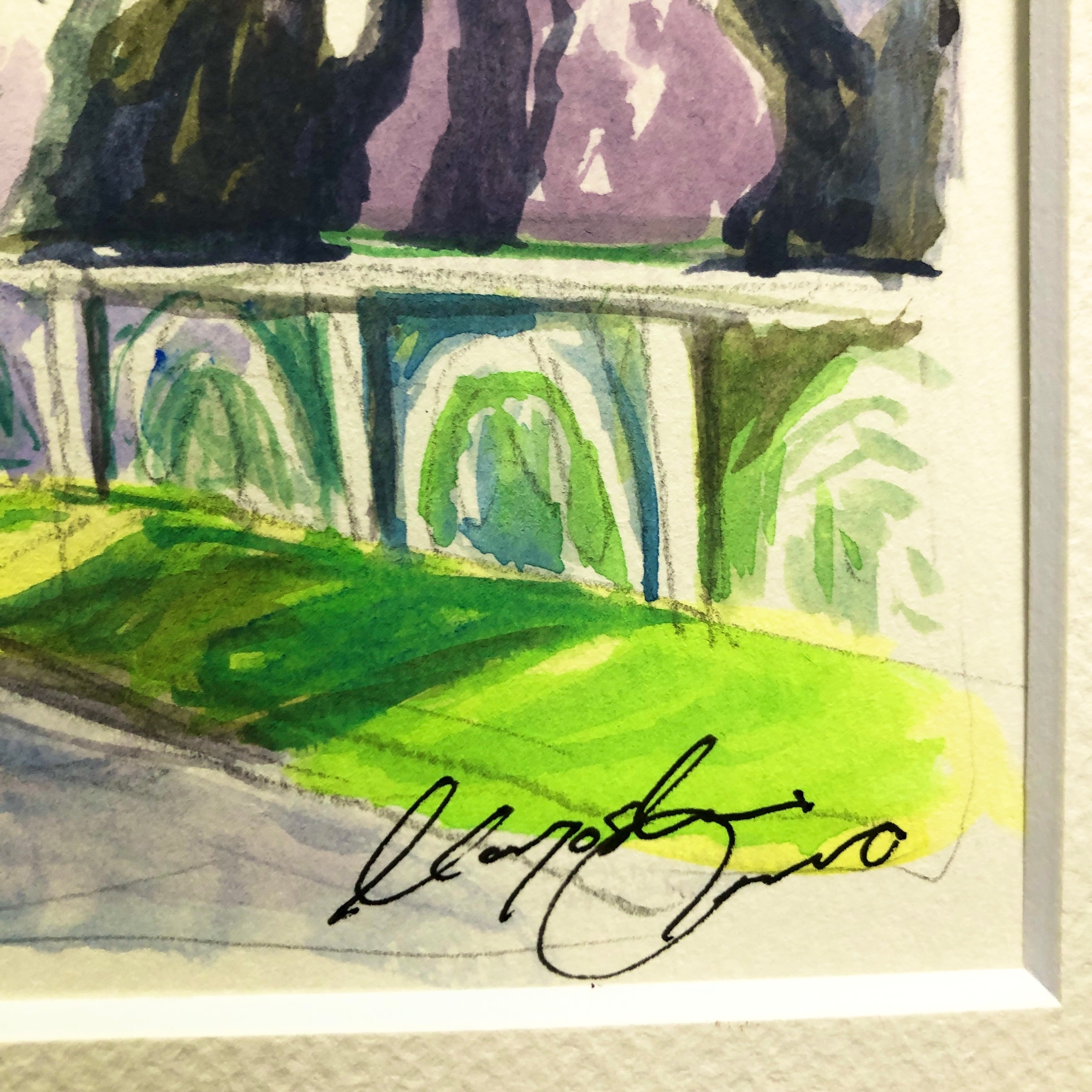 ☆後払い決済OK！ネット限定販売！2025年新作水彩画【新品額付き】桜