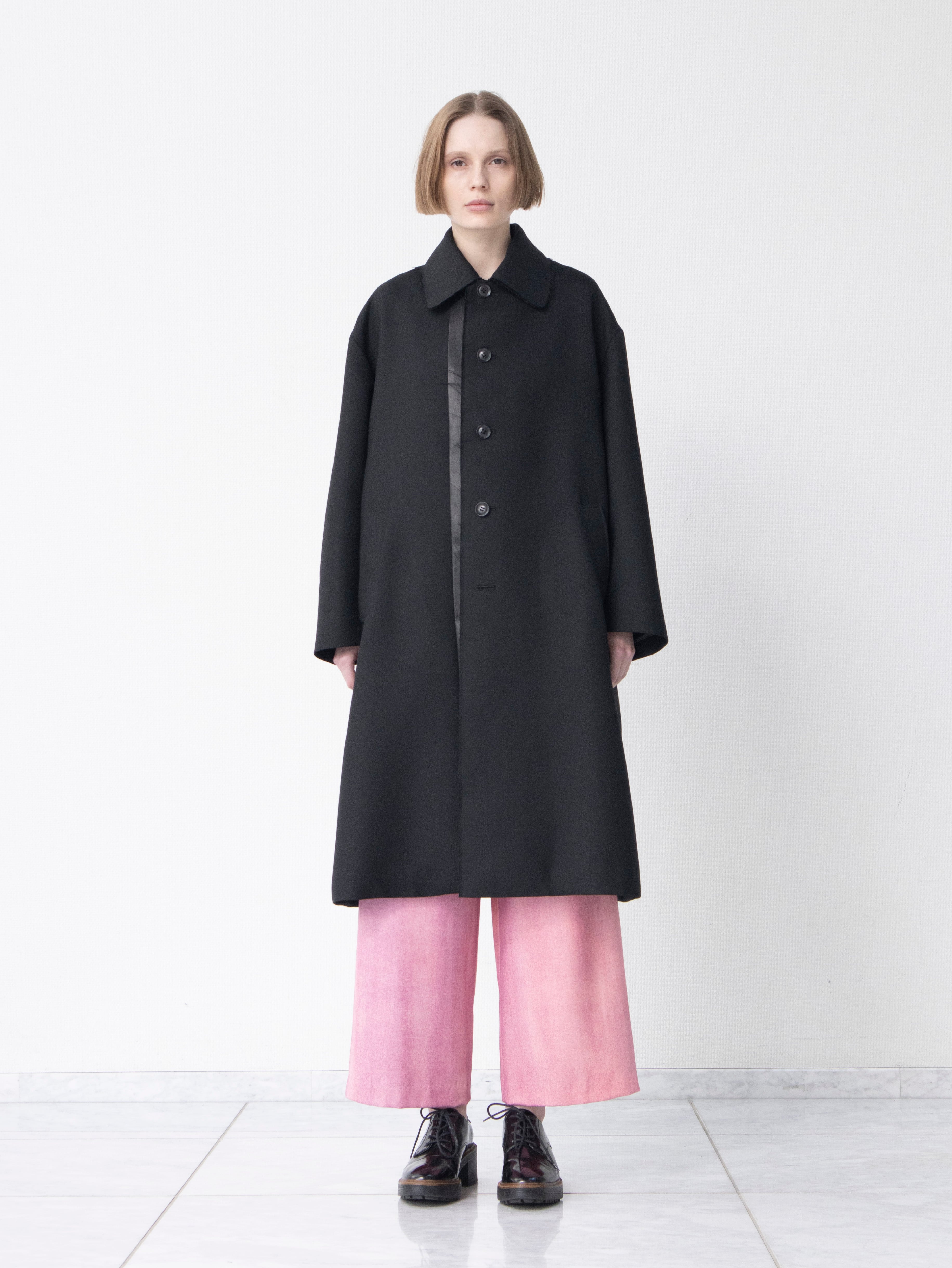 アイスランドを愛した男のためのコート | MA-55052_BLACK | JUN OKAMOTO