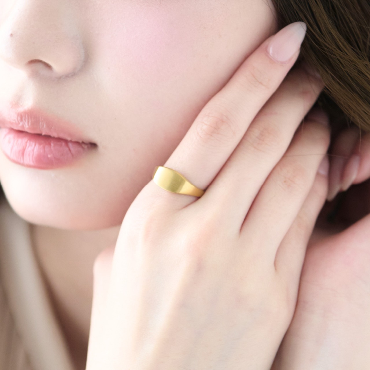 SOFT SIGNET RING (MATTE)