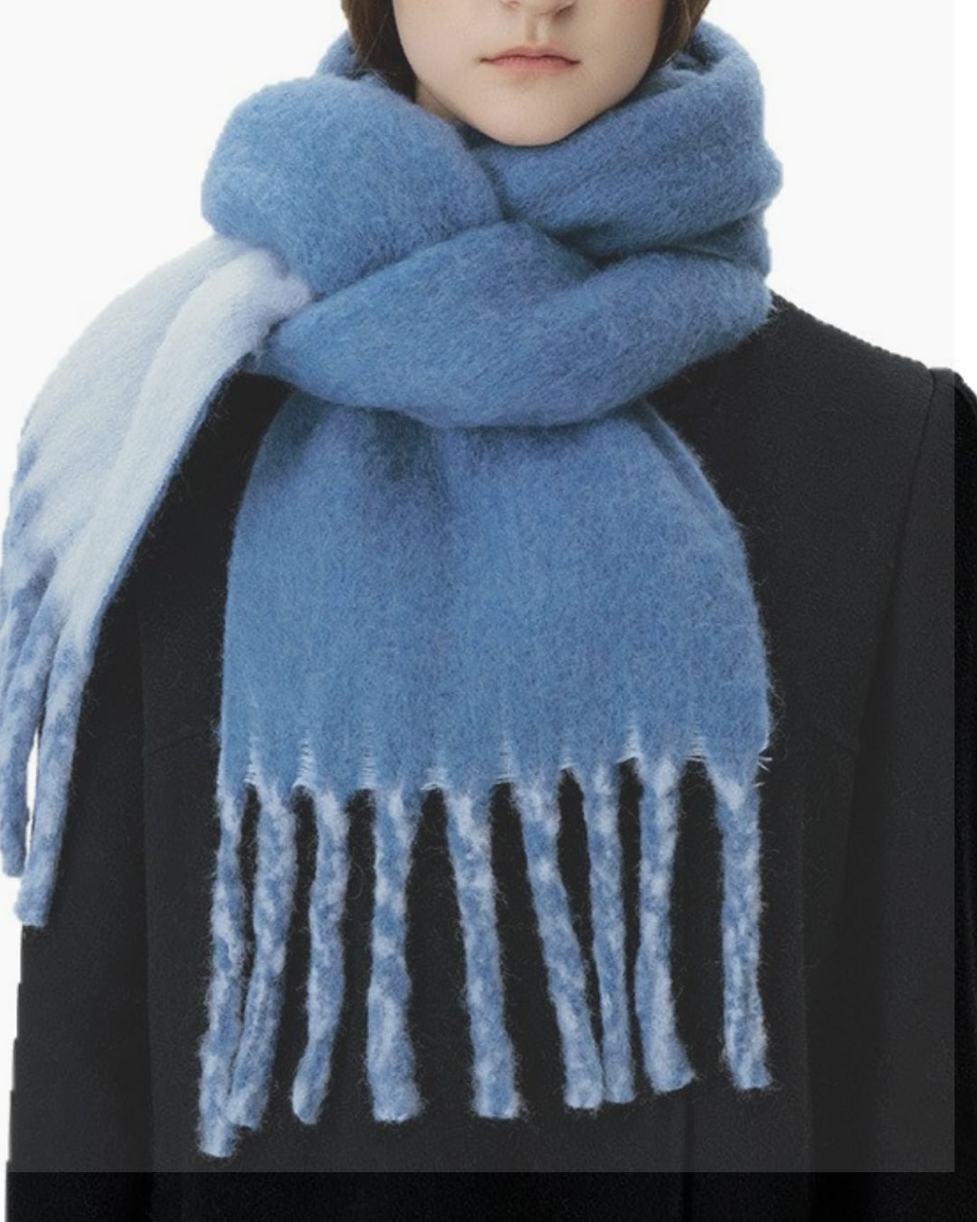 COLOR-BLOCK REVERSIBLE STOLE