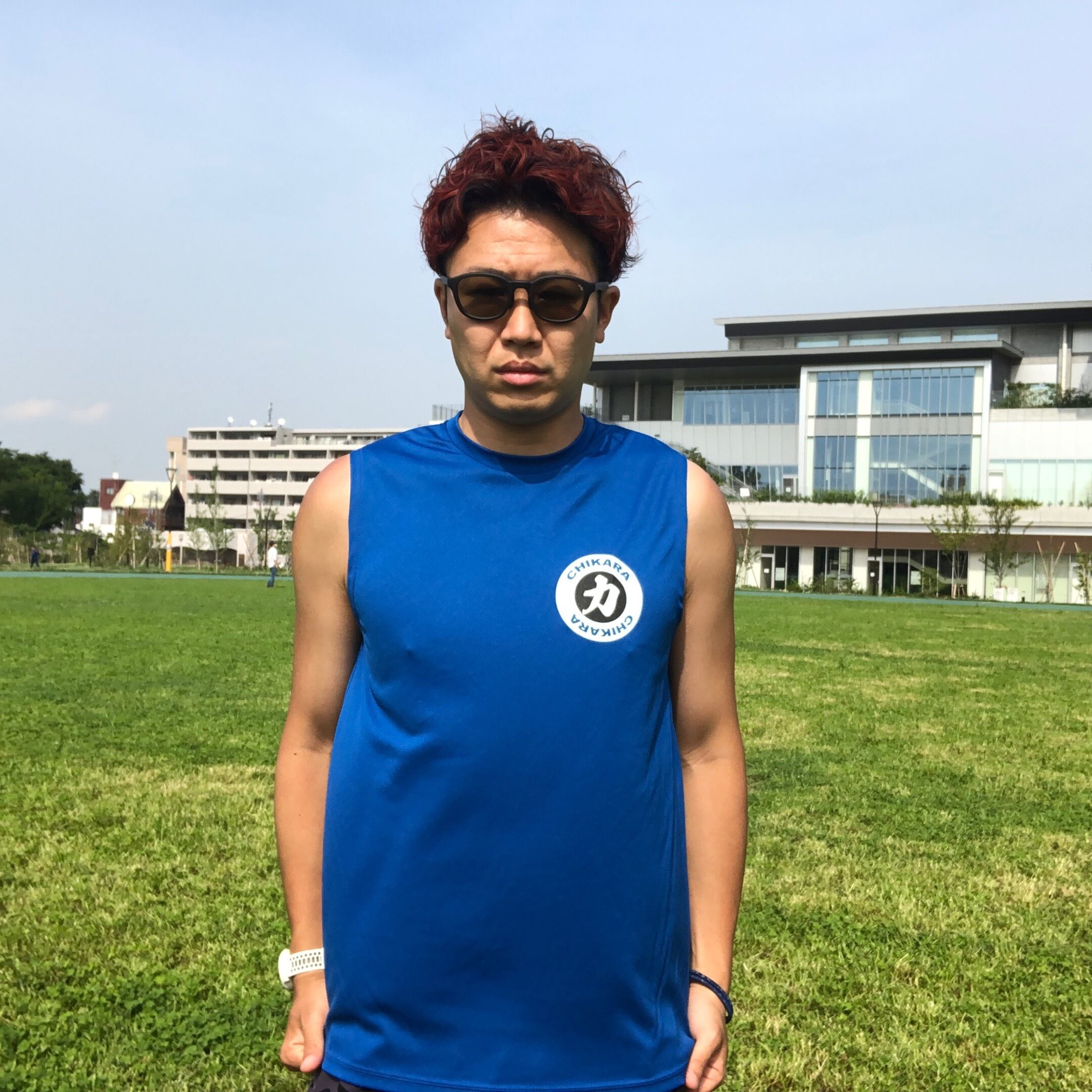 ちからT ロイヤルブルー | ポップラインOFFICIAL SHOP