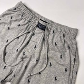 POLO RALPH LAUREN ポロ ラルフローレン 総柄 スウェット ショートパンツ ショーツ サイズ M /グレー