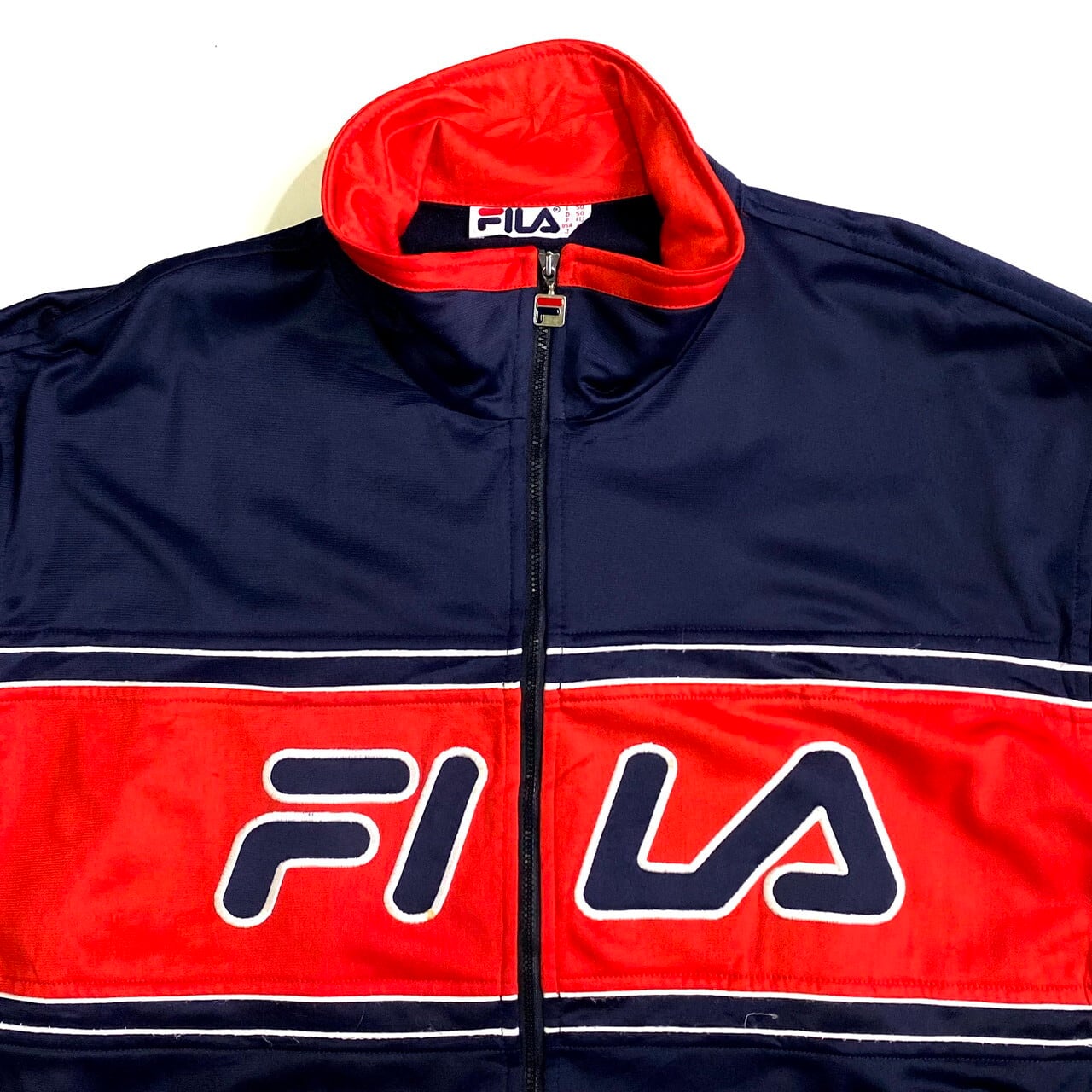 FILA ジャージ　日本製　XL グリーン　ヴィンテージ　トラックジャケット