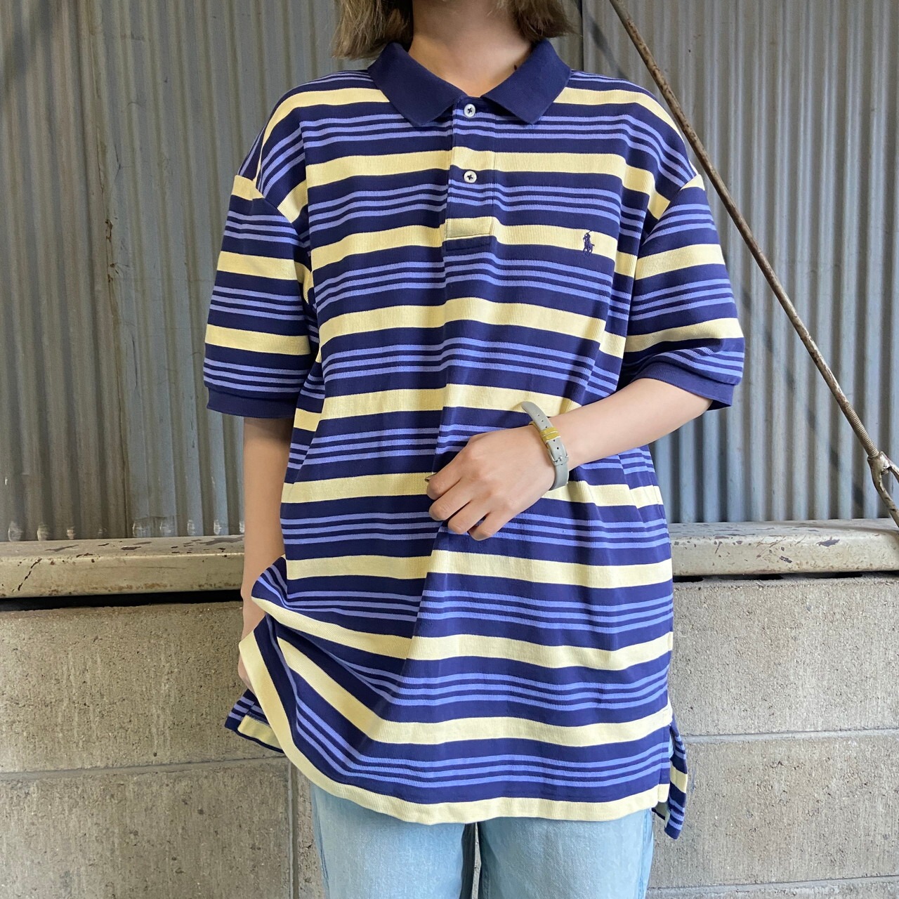 Polo by Ralph Lauren オールドラルフローレン ボーダー柄 ポロシャツ 