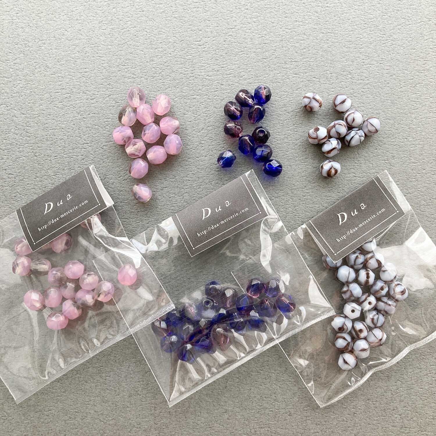 〈最終入荷〉チェコファイヤポリッシュビーズパック(20p/MIX)