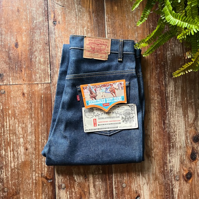 1979y "16" Button "Levis 517" Saddleman Boot Jeans/32 32