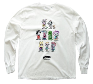 SNOXXXY & SCMRS. long sleeve T-shirt / WHITE