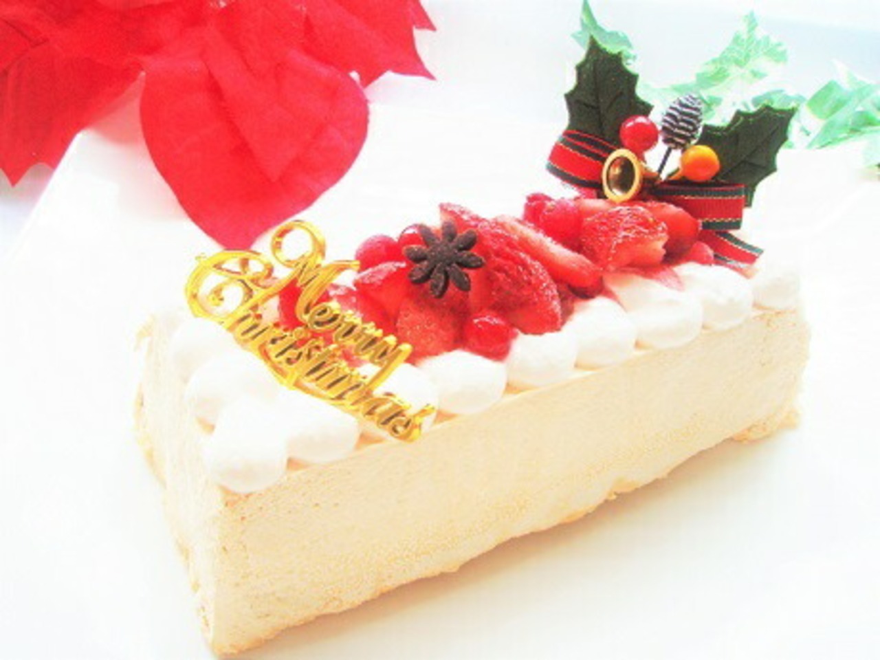 【低糖質・糖質制限スイーツ】いちごの濃厚半熟チーズケーキのクリスマスケーキ【砂糖不使用・小麦粉不使用】糖質制限中の方やダイエット中の方にオススメ