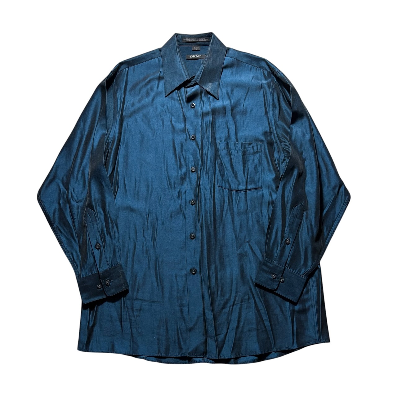 DKNY shinny blue shirt