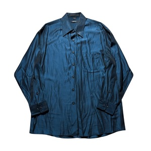DKNY shinny blue shirt