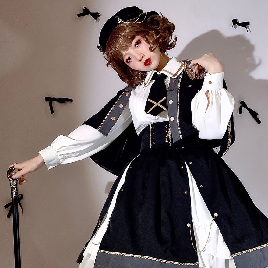 ゴスロリ通販 With U 予約販売 ゴシック ロリィタ ミリロリ 軍服