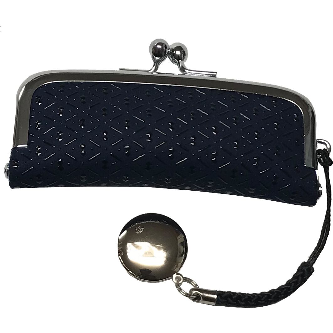 印伝印鑑ケース 印傳屋上原勇七 Inden Ya No 4303印鑑入れ 007ひょうたん 紺地黒漆 総合通販のshoppingstoreroco