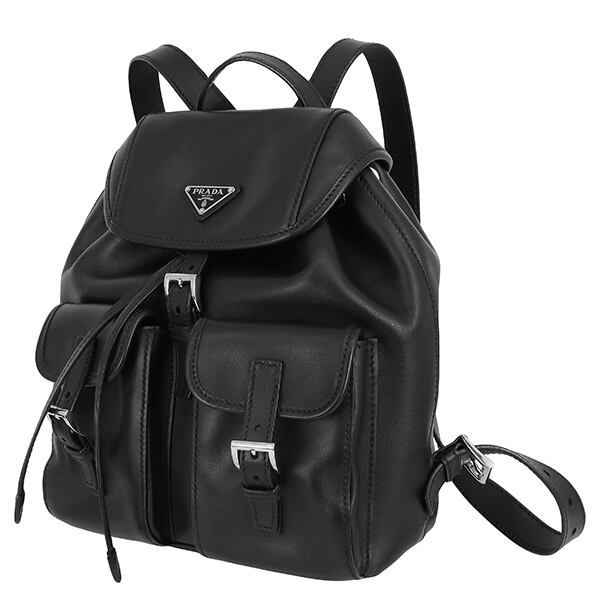 プラダ リュック PRADA バックパック カーフレザー 1BZ677 黒 希少 プラダ PRADA PRADA バックパック 1BZ677 RV44 スモール