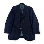 Kent ケント 金ボタン 段返3B ウール テーラードジャケット 紺ブレ 170-90-79/ネイビー/メンズ/背抜き/VAN JAC